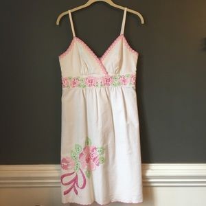 Lilly Pulitzer Embroidered Floral Camellia